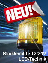 Blinkleuchte 12V/24V mit LED-Technik