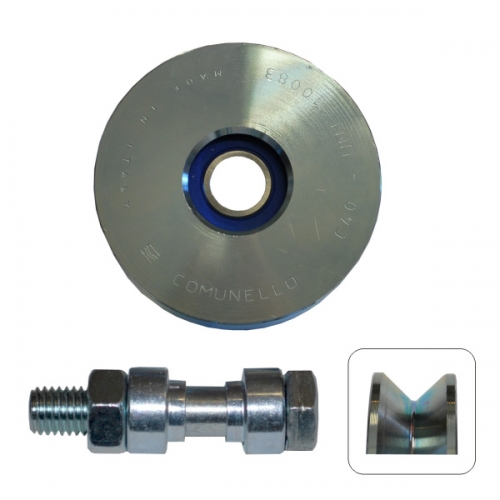 Rolle 100mm mit V-Rille - 300kg.