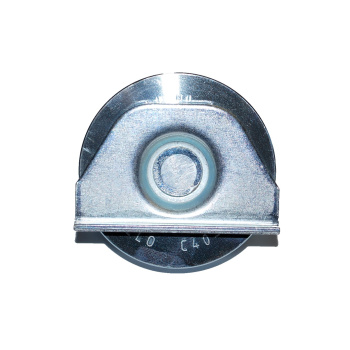 Rolle 120mm mit V-Rille - 410kg Seitenplatten.