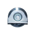 Rolle 120mm mit V-Rille - 410kg Seitenplatten. / Rolle 120mm mit V-Rille - Tragkraft 410kg Seitenplatten.