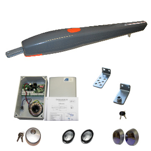 Drehtorantrieb Set A4 1-fl�gelig - Torantrieb mit Endanschl�ge mechanisch verstellbar.