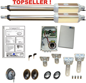 Drehtorantrieb B40 2-fl�gelig Premium. Torantrieb mit Magnetendschalter AUF/ZU.