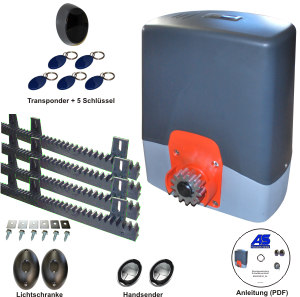 Schiebetorantrieb Torantrieb B500 mit Transponder. Komplett Set mit viel Zubeh�r.
