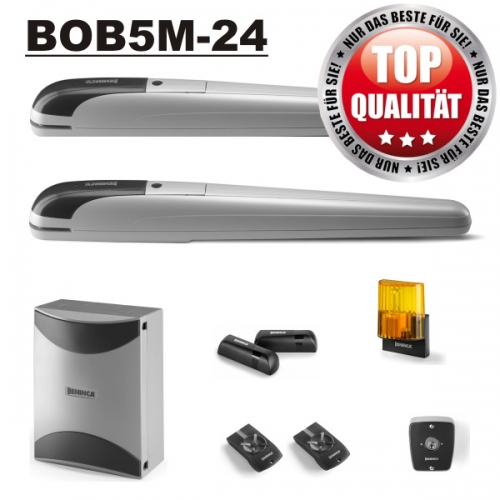 Drehtorantrieb BENINCA BOB5M 2-fl�gelig 24V mit Endschalter.  Bewegungshub: 520mm !