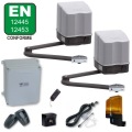Drehtorantrieb - Torantrieb Set f�r zweifl�gelige Tore bis 2,5m und 300 kg pro Fl�gel. Geeignet f�r gro�e <br>Tors�ulen. Entspricht den EU Normen f�r kraftbet�tigte Tore nach DIN EN 12453 und EN 12445...