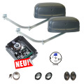 Drehtorantrieb G100 2-fl�gelig. Fl�geltorantriebe Komplettset. Geeignet f�r gro�e Tors�ulen. / Drehtorantrieb - Torantrieb Set f�r zweifl�gelige Tore bis 2,5m und 200 kg pro Fl�gel. Geeignet f�r gro�e  Tors�ulen. Entspricht den EU Normen f�r kraftbet�tigte Tore nach DIN EN 12453 und EN 12445. M...