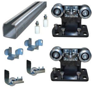Komplettsystem freitragend 5,0m bis 350 kg.