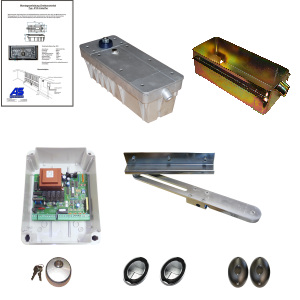 Drehtorantrieb Unterflur R18 1-fl�gelig Geh. verzinkt. Ausf�hrung: selbsthemmend