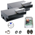 Drehtorantrieb R30 2-fl�gelig mit Tragegeh�use. Der starke Unterflurantrieb f�r schwere Tore ! / Unterflur - Drehtorantrieb Set R30 f�r zweifl�gelige Tore bis 3,5m und 300 kg pro Fl�gel. Fundamentkasten verzinkt. Der Fl�geltorantrieb R30 ist ein Getriebemotor 230V IP67 - im Druckgu� - Aluminium G...