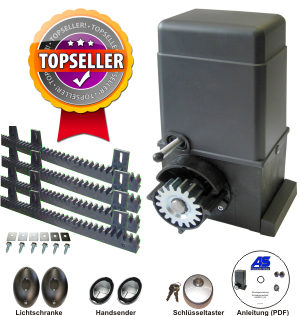 Schiebetorantrieb Torantrieb Set V4. Komplettset mit viel Zubeh�r. -  Schiebetorantrieb - Set Typ: V4 f�r Tore bis 500 kg. Der Schiebetorantrieb V4 ist ein...