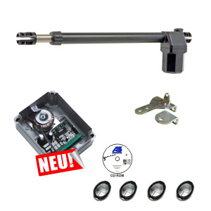 Drehtorantrieb VS2 1-fl�gelig St. mit 4 Handsender. Torantrieb - Komplettset.