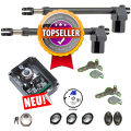 Drehtorantrieb VS2 2-fl�gelig Premium. Torantriebe - Komplettset. / Drehtorantrieb - Torantrieb Set f�r zweifl�gelige Tore bis 5,0m und 250kg  pro Fl�gel.Der Drehtorantrieb VS2 ist ein sehr robuster selbsthemmender 12V Spindel - Fl�geltorantrieb. Ausf�hrung mit Alumin...