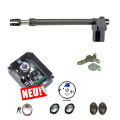 Drehtorantrieb VS2 1-fl�gelig Premium Torantrieb - Komplettset. / Drehtorantrieb Set f�r einfl�gelige Tore bis 5,0m und 250kg  pro Fl�gel. Der Torantrieb VS2 ist ein sehr robuster selbsthemmender 12V Spindel - Fl�geltorantrieb. Ausf�hrung mit Aluminiumgeh�use und Ed...