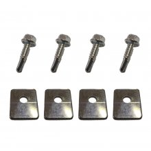 Schrauben und Platten \(je 4 St�ck\) zu Zahnstange CP