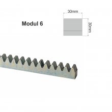 Metallzahnstange  Modul 6 - nur passend zum Hyperfor Schiebetorantrieb a.1,0m