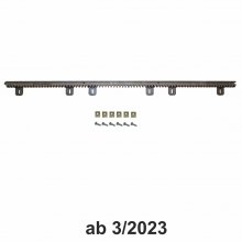 Zahnstange CP-GFK mit 6 Befestigungslaschen