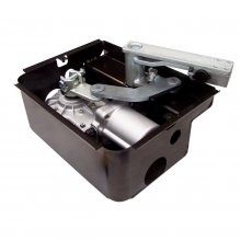 Drehtorantrieb Unterflur R50 (Shark) 24V Einzelger�t mit Geh�use - AS Torantriebe
