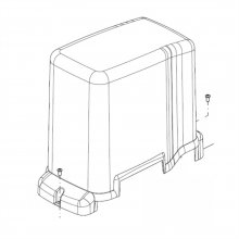 Haube zu Schiebetorantriebe TAU MASTER 20 mit Feder-End