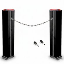 Kettenschranke Kettensperre KS-8 mit LED-Blinkleuchte 
