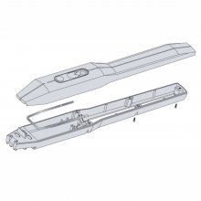 Oberschale Aluminiumgeh�use Drehtorantrieb A8. - AS Tor