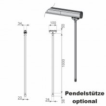 S-Park Pendelst�tze f�r Schrankenbaum
