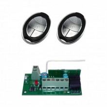 Torantrieb Funkset - Empf�nger 12-24V AC/DC mit 2 Handsender B12 433Mhz. - AS Torantriebe